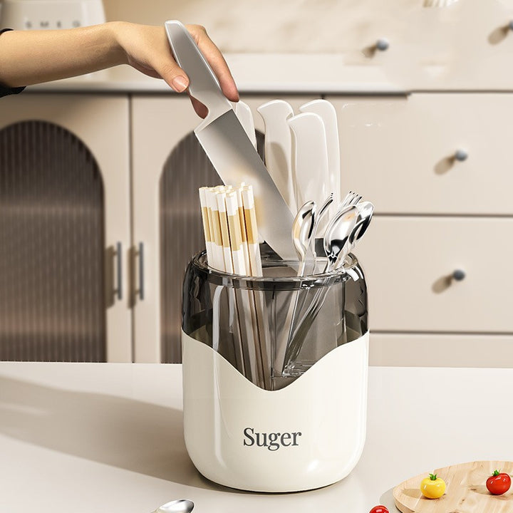 Kitchen Multi-function Rotating Knife Storage Rack